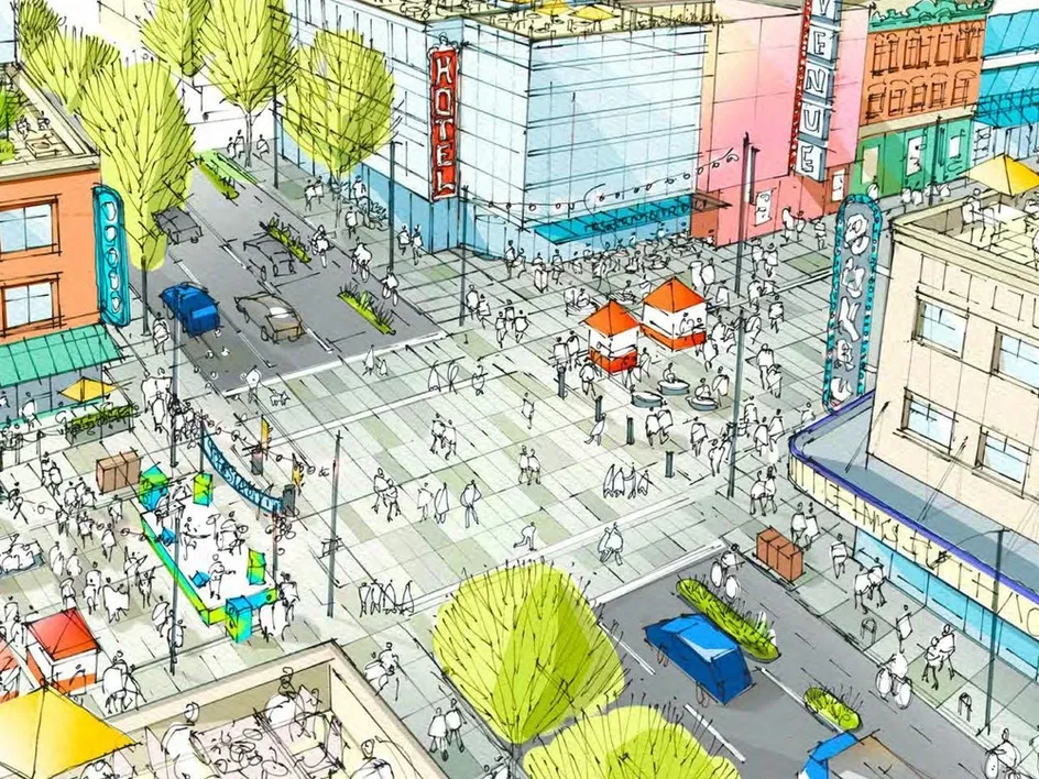 Granville Street in Vancouver