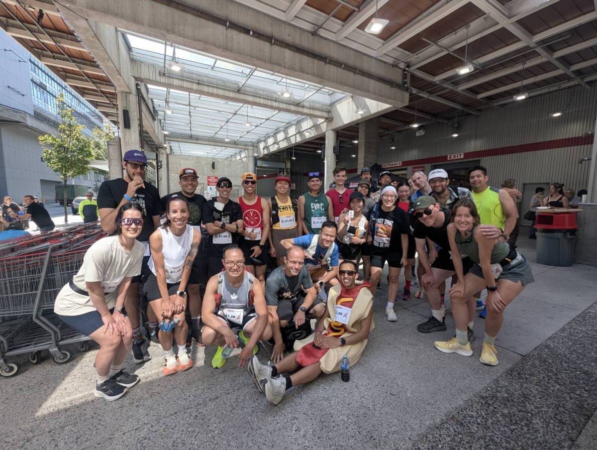 Runners participating in Costco Marathon