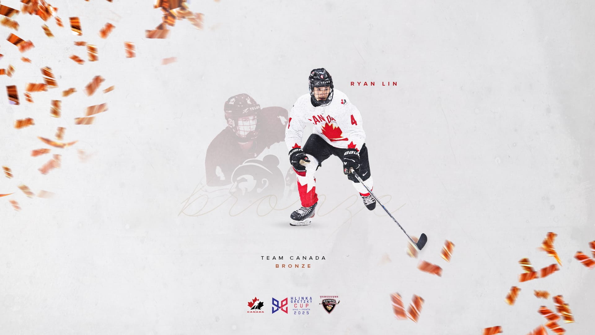 Ryan Lin with Team Canada