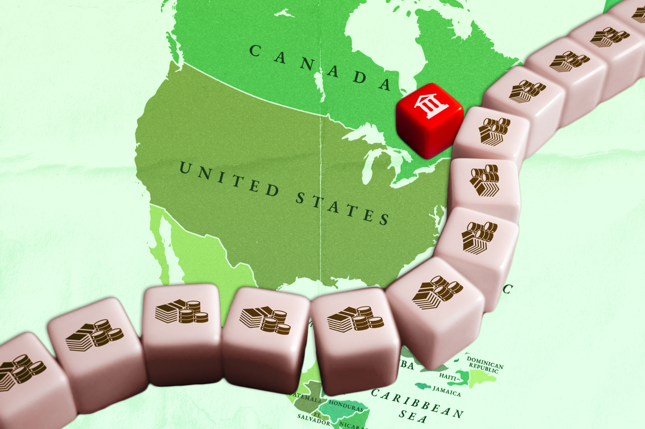 Tax haven illustration