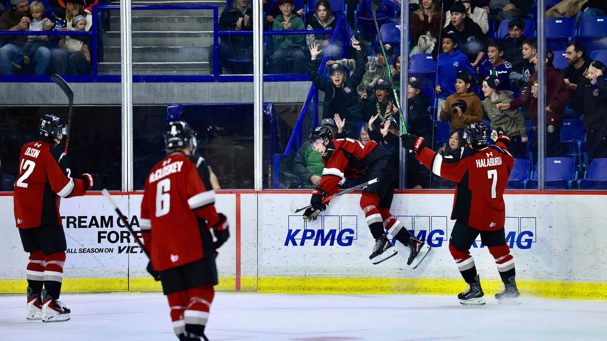 Vancouver Giants hockey action