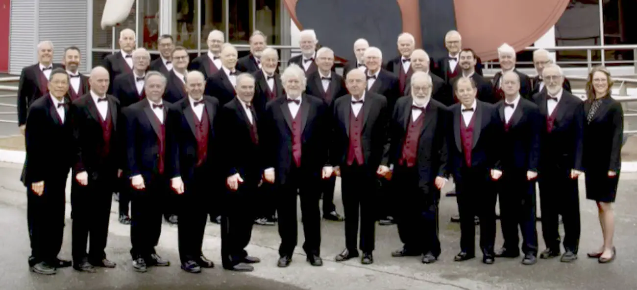 Men's choir performance