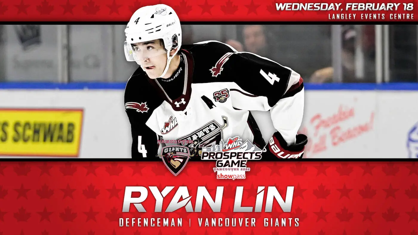 Vancouver Giants Ryan Lin